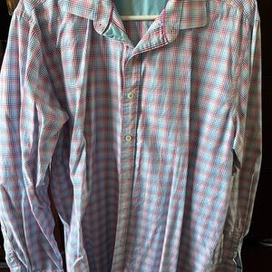Bugatchi Multicolor Plaid Button Down Shirt